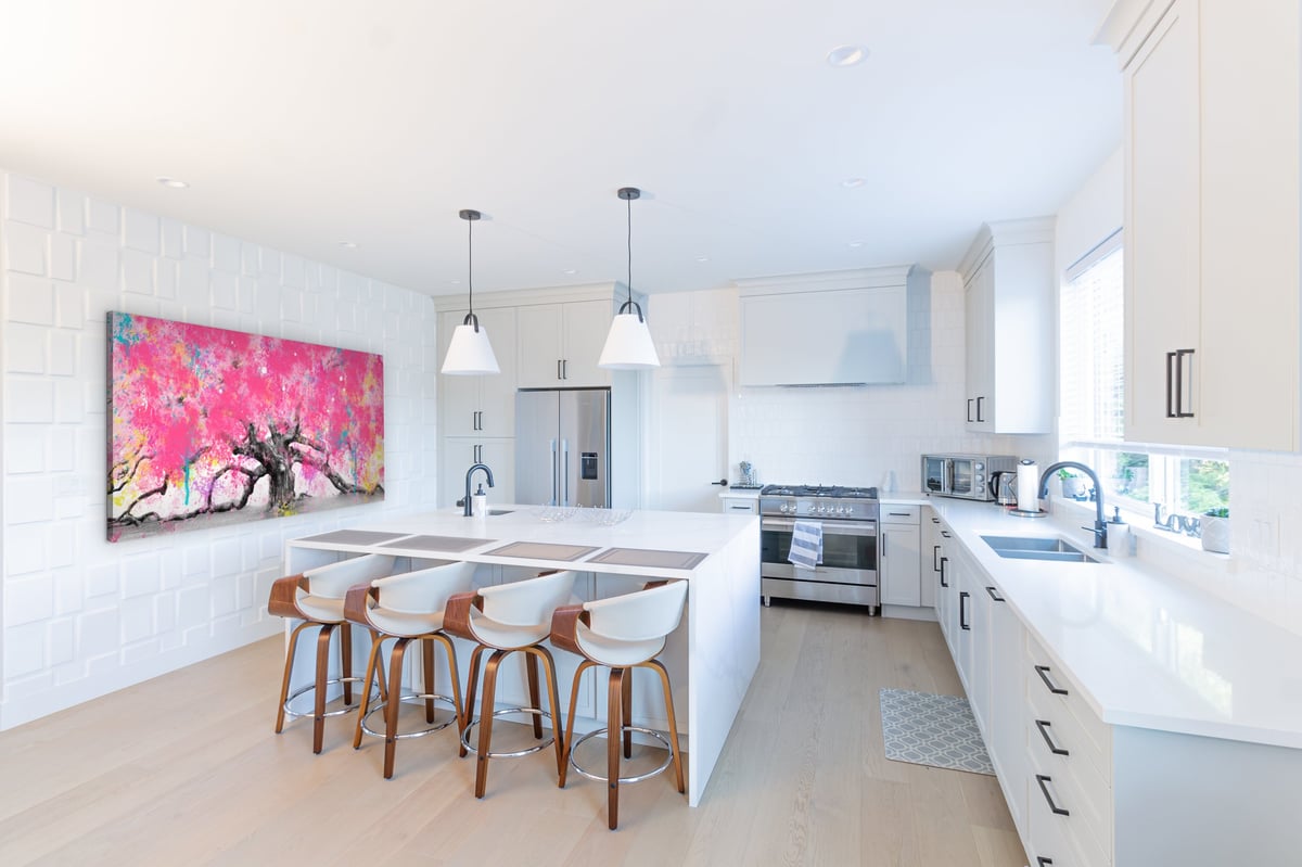 Modern white kitchen
