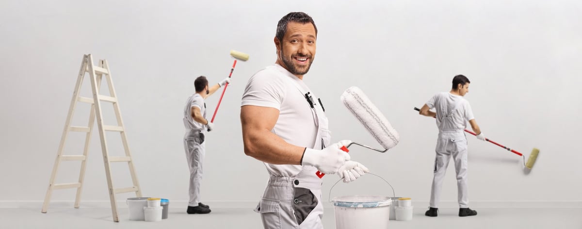 Professional painters team